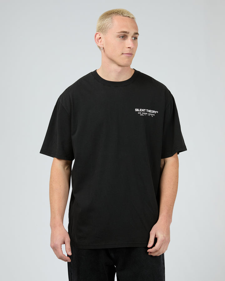 Curated Tee Washed Black