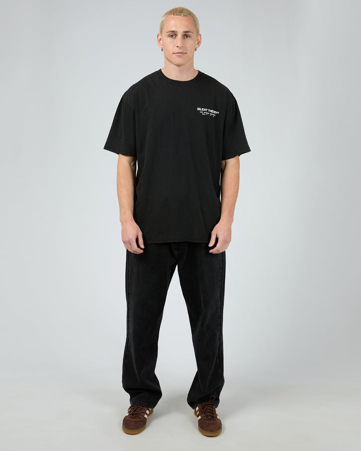 Curated Tee Washed Black
