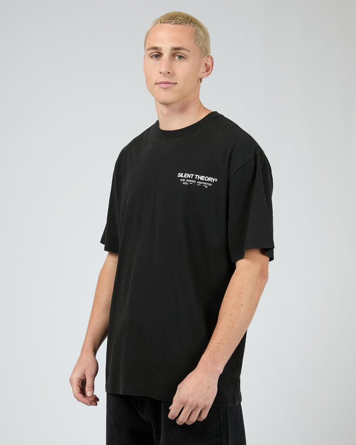 Curated Tee Washed Black