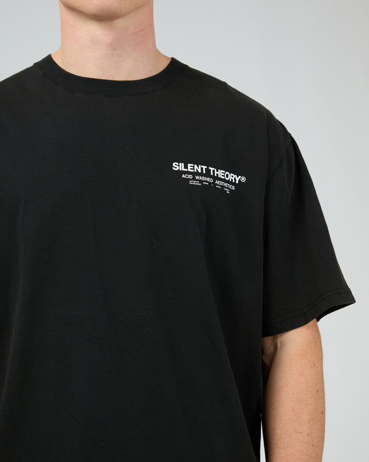Curated Tee Washed Black
