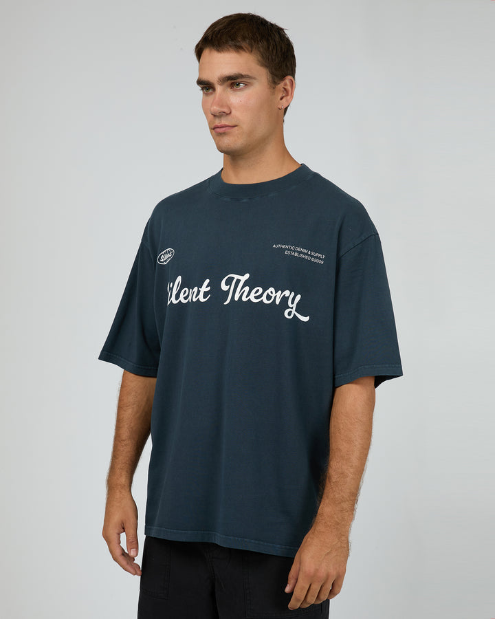 Authentic Box Tee Navy