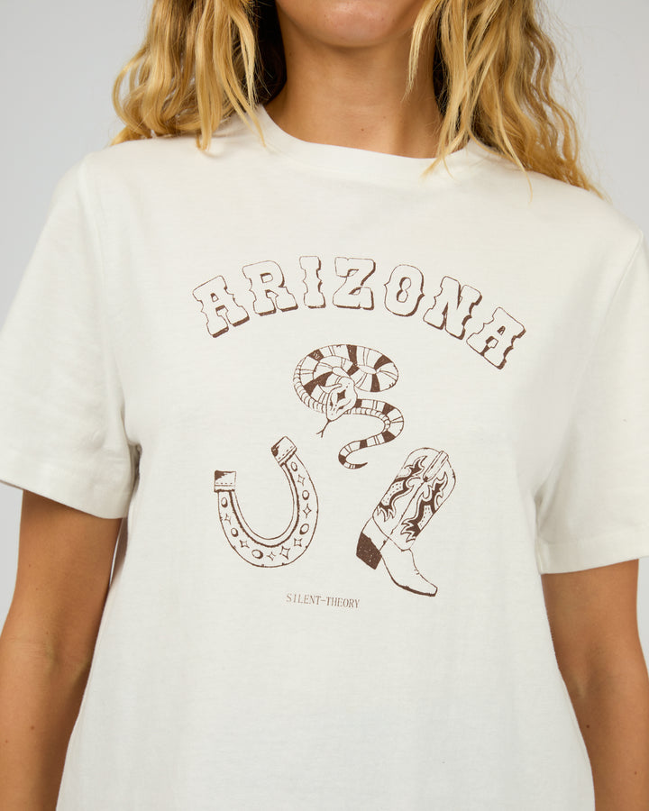 Cowboy Tee Vintage White