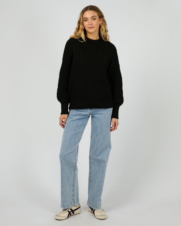 Mari Knit Jumper Black