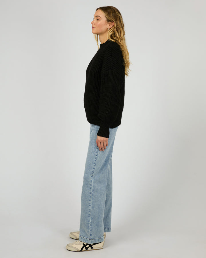 Mari Knit Jumper Black
