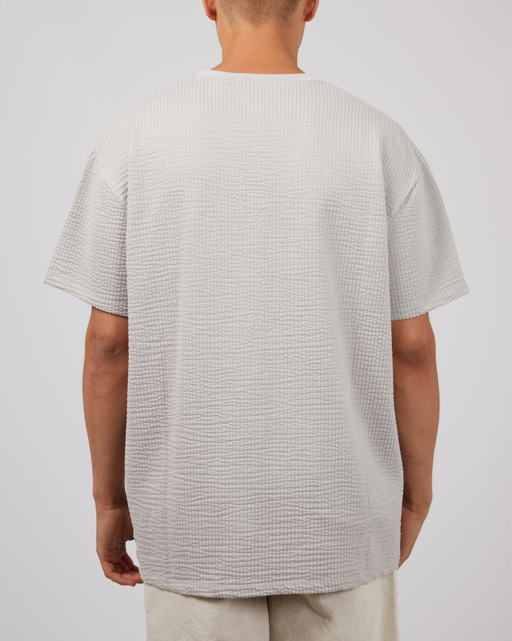 Seersucker Tee Grey