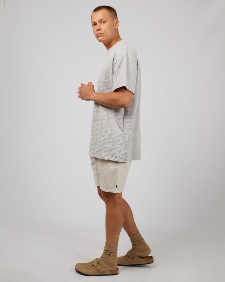 Seersucker Tee Grey