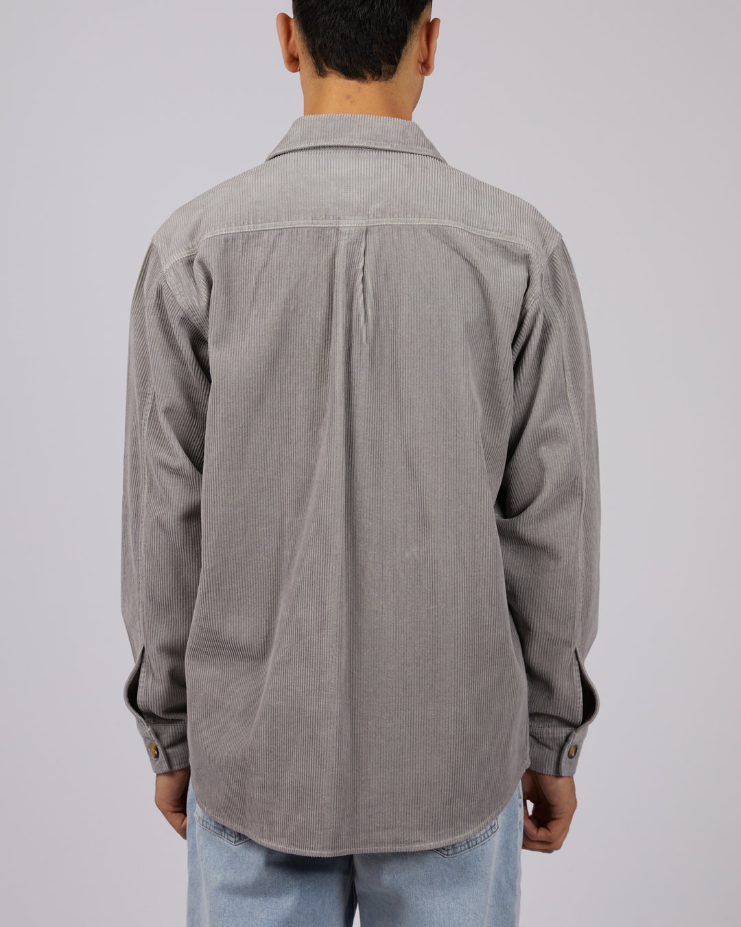 Cord Over Shirt Grey