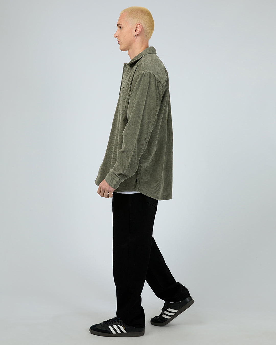 Cord Over Shirt Khaki