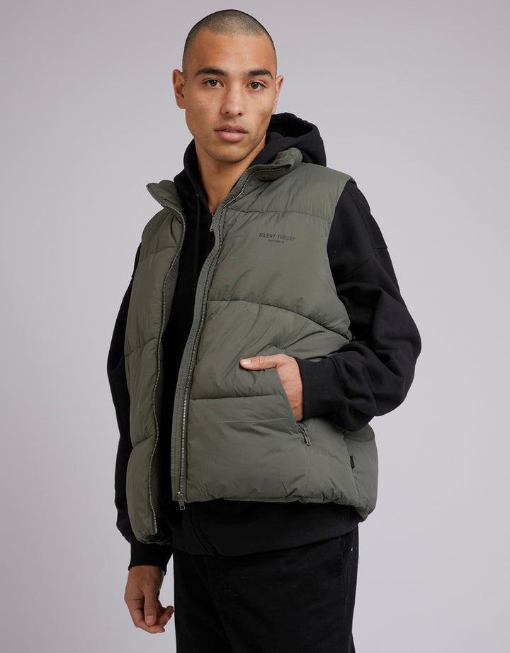 Fade Puffer Khaki