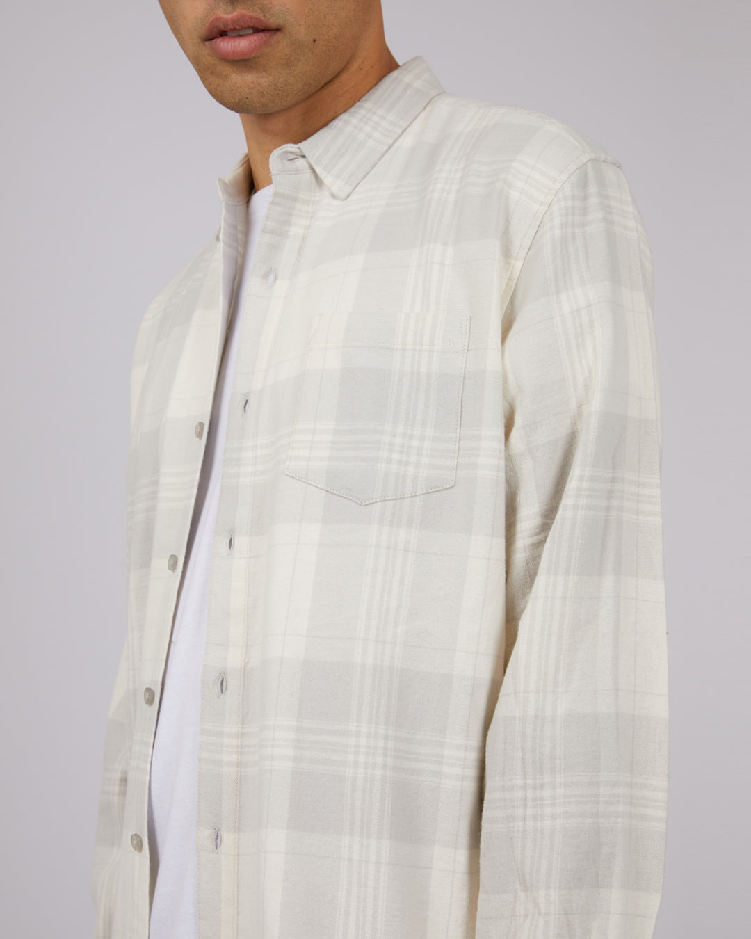 Apex Check Shirt Grey