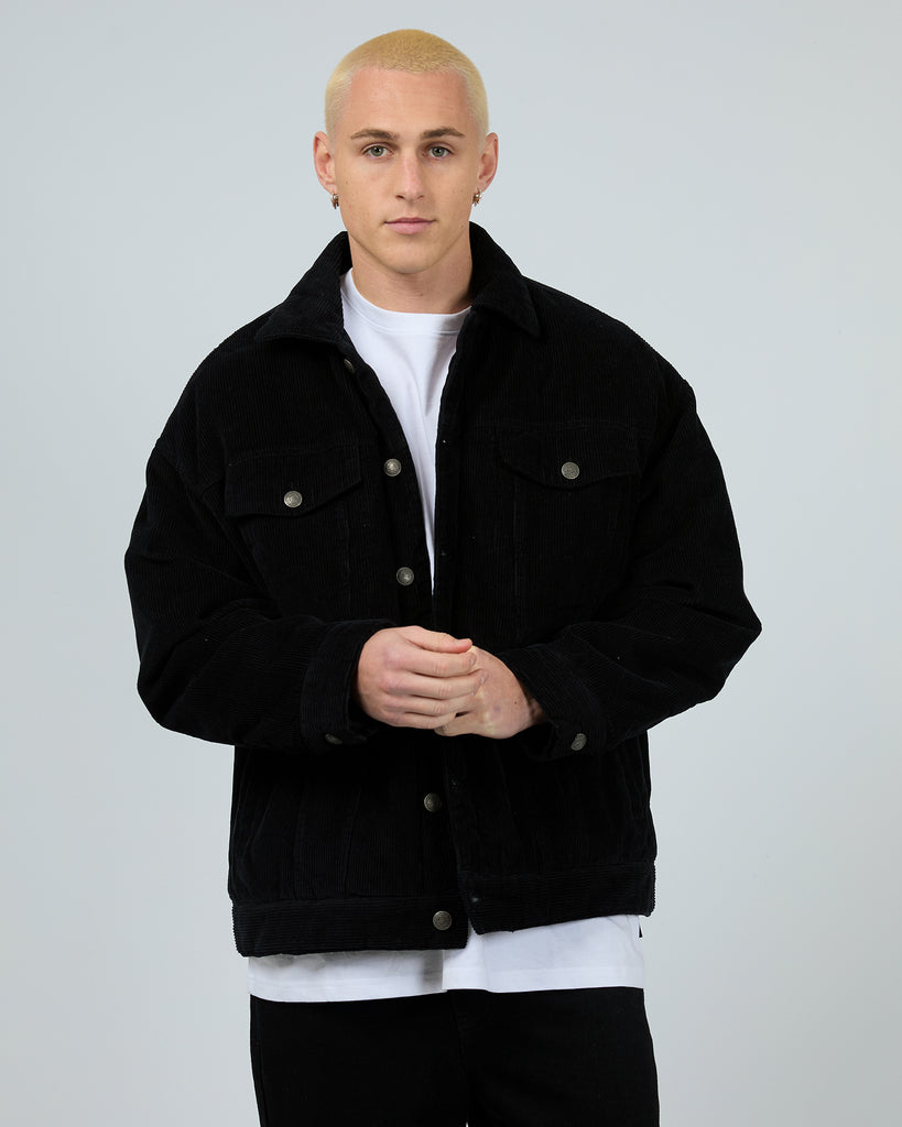 ずとまよ corduroy jacket XL Oversized Cord Jacket Black – Silent Theory