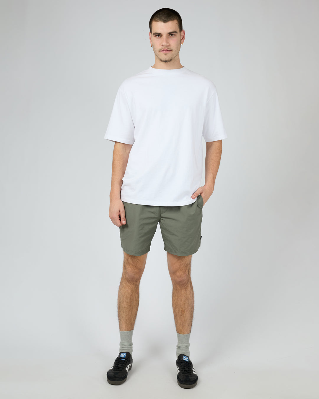 Vacay Nylon Short Khaki