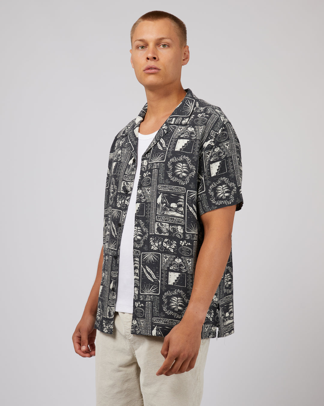 Messina Short Sleeve Shirt Navy