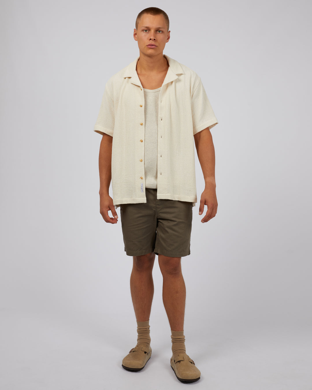 Colorado Ss Shirt Beige