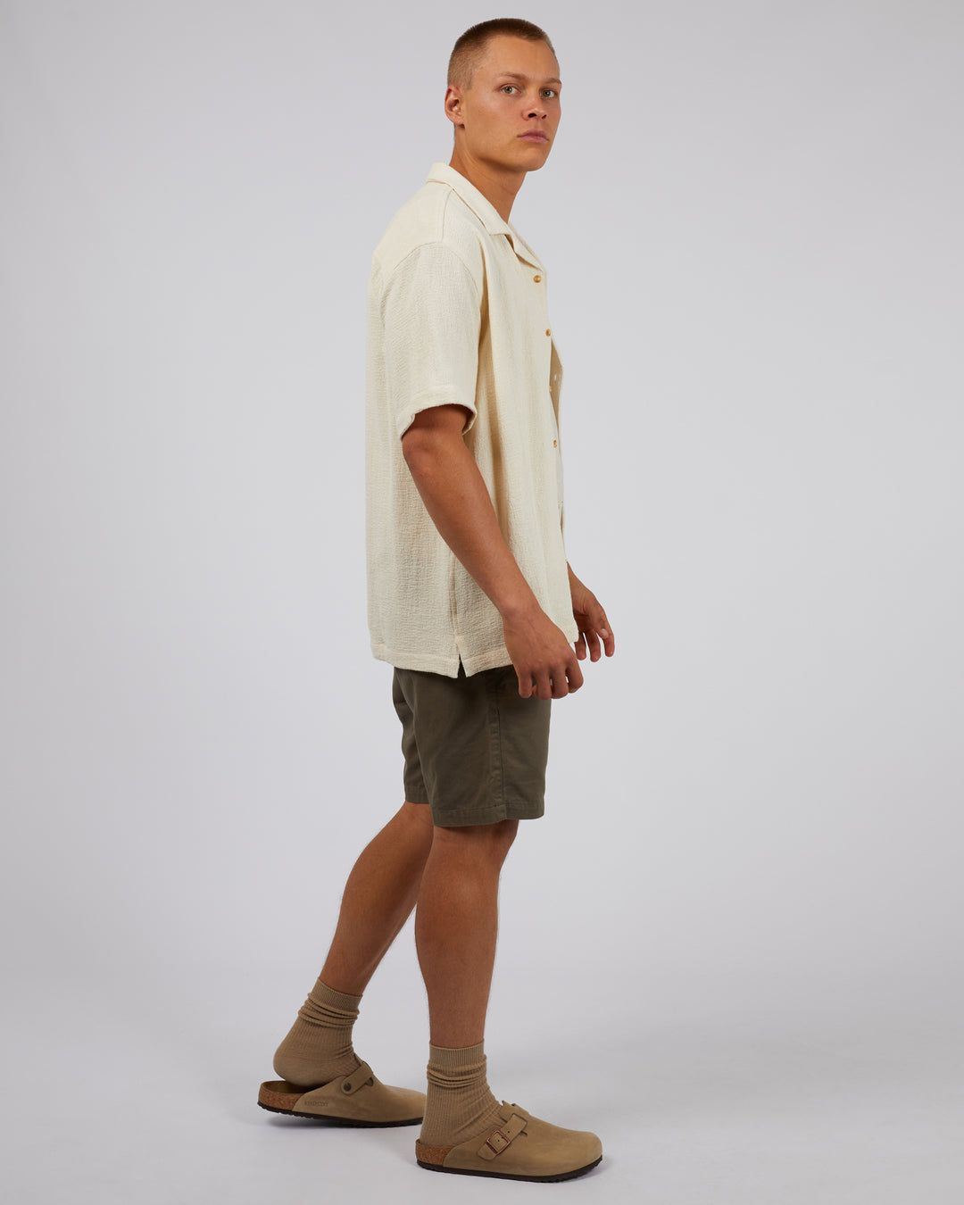 Colorado Ss Shirt Beige