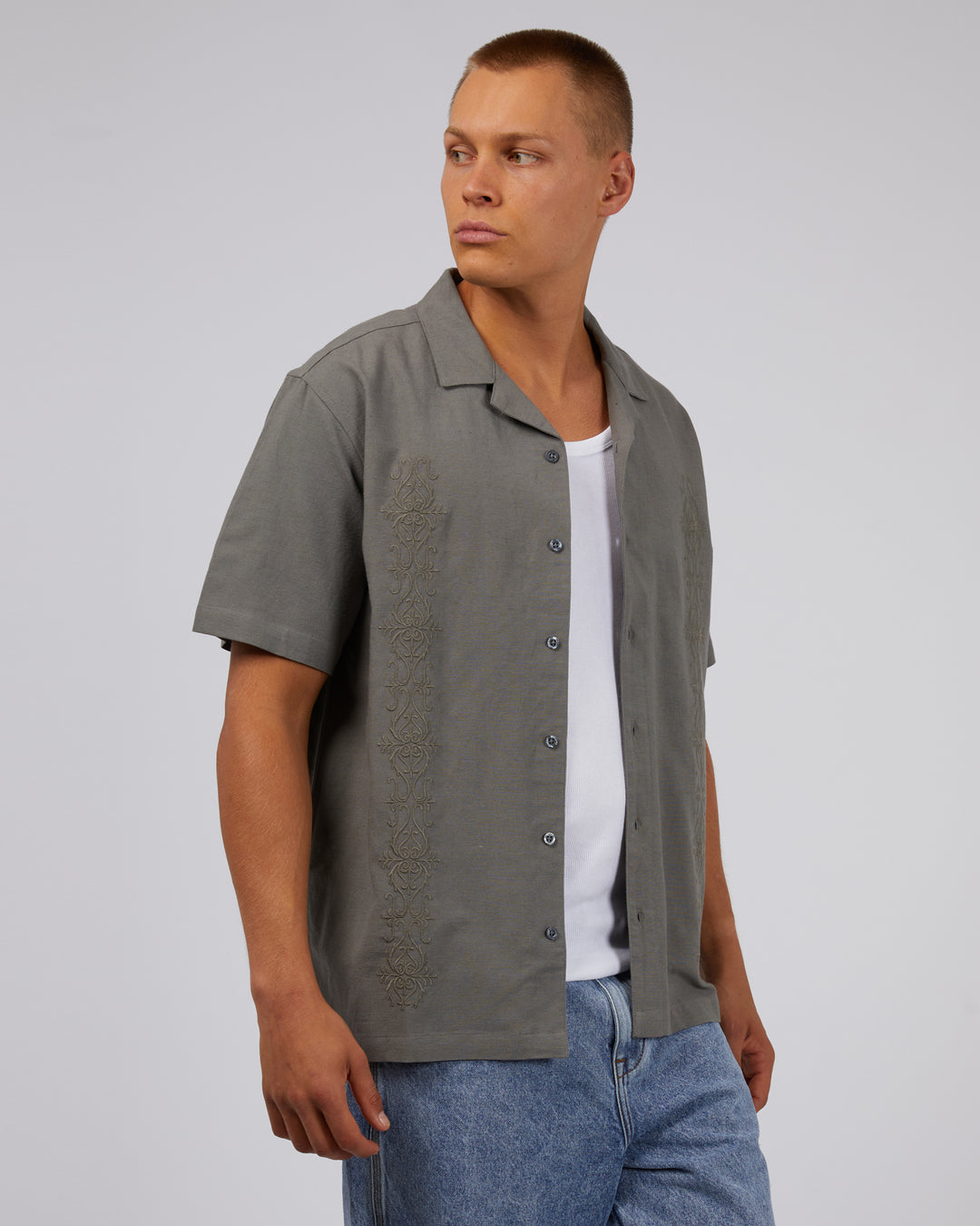 Lucca Short Sleeve Shirt Khaki
