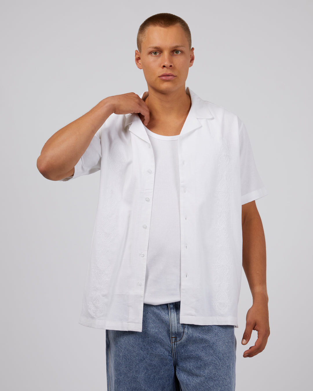 Lucca Short Sleeve Shirt White