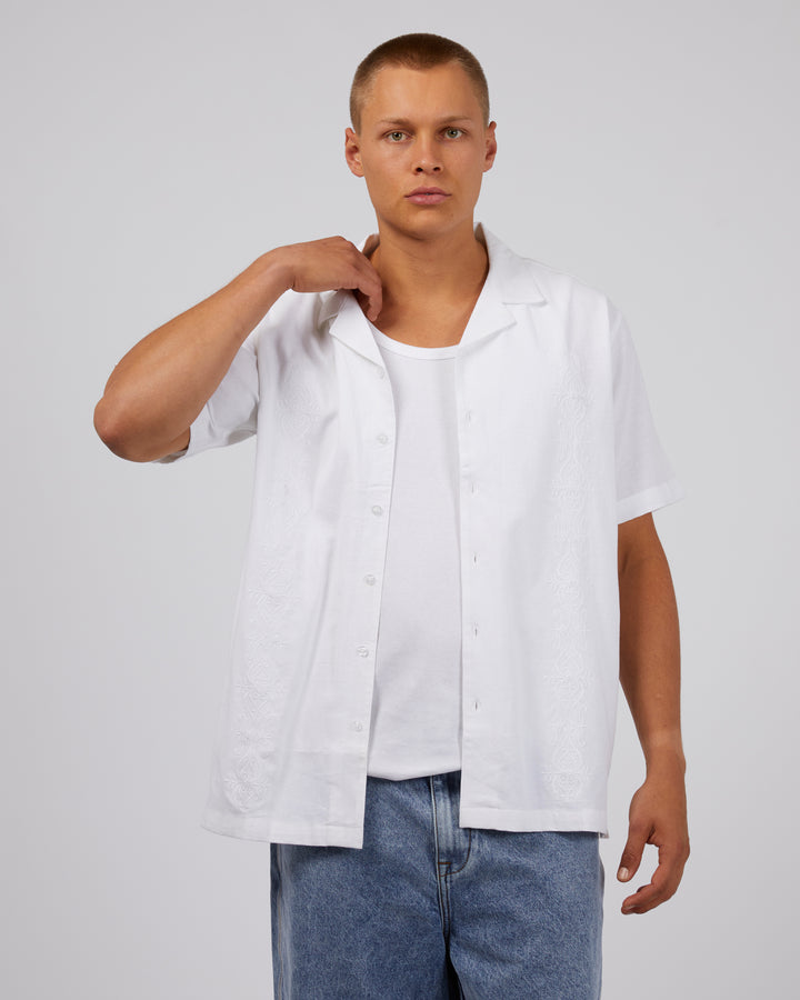 Lucca Short Sleeve Shirt White