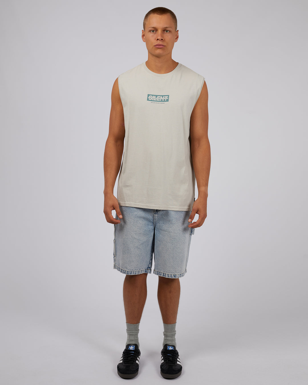 Straight Edge Muscle Grey