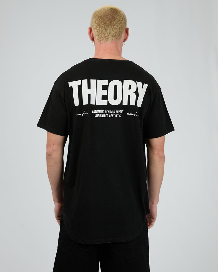 Reverse Tee Washed Black