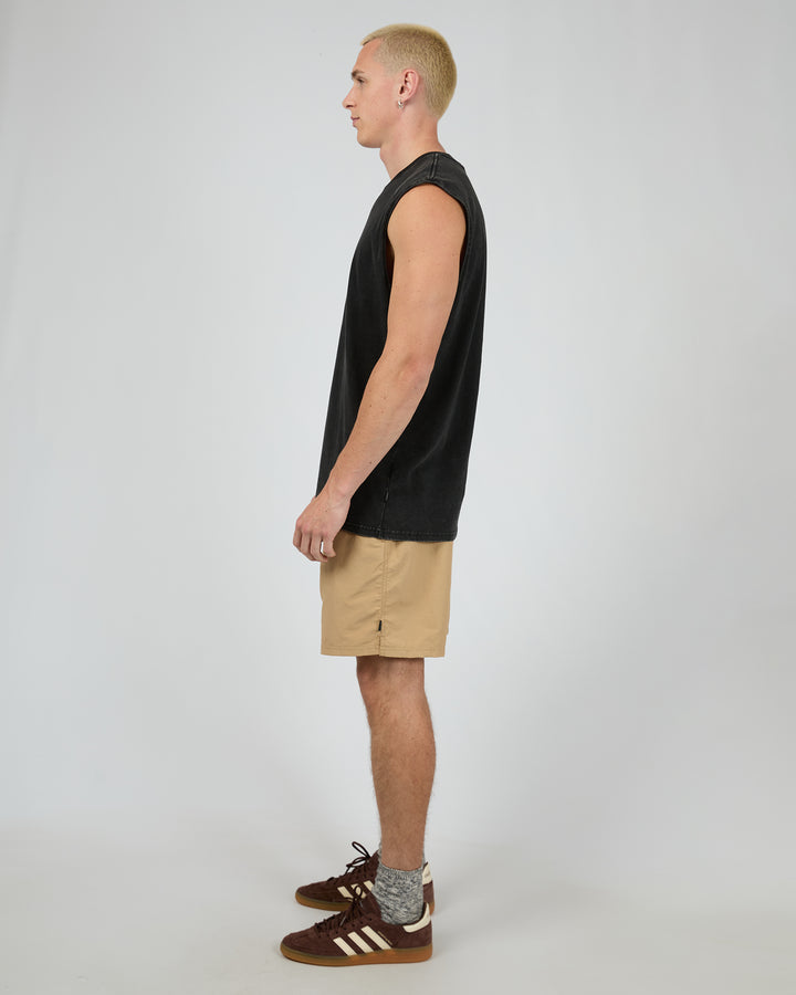 Sunny Muscle Washed Black