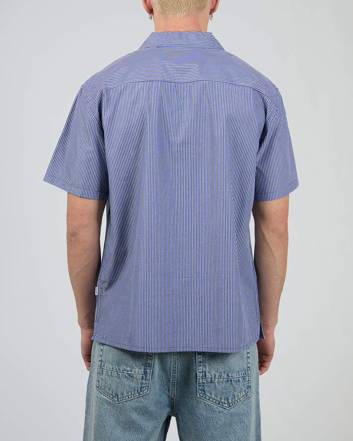 Charlie Stripe Shirt Navy