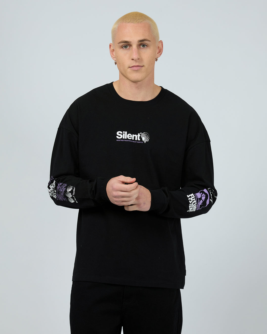 Sound Machine Ls Tee Black