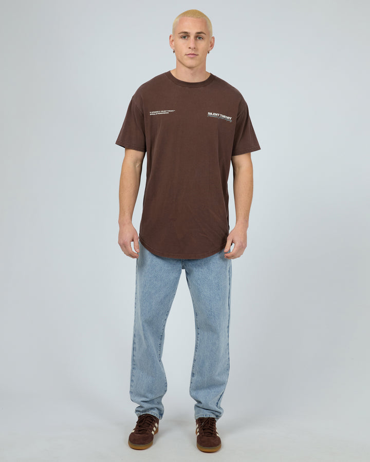 Initials Tee Chocolate