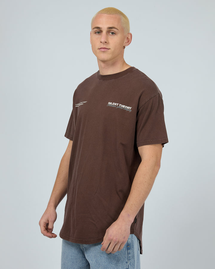Initials Tee Chocolate