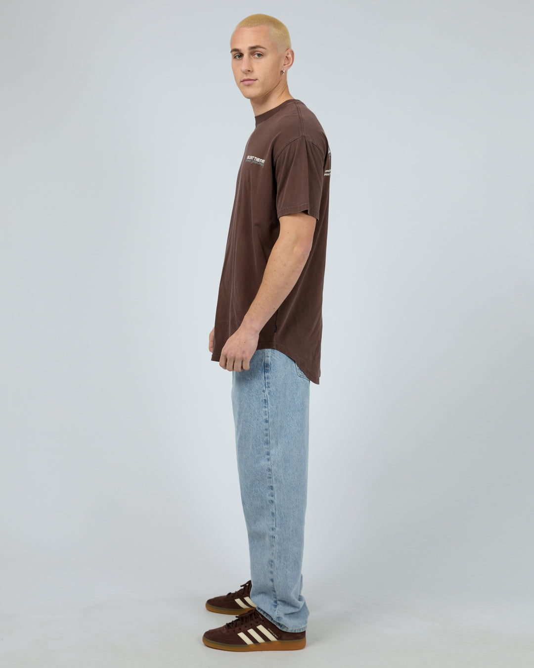 Initials Tee Chocolate