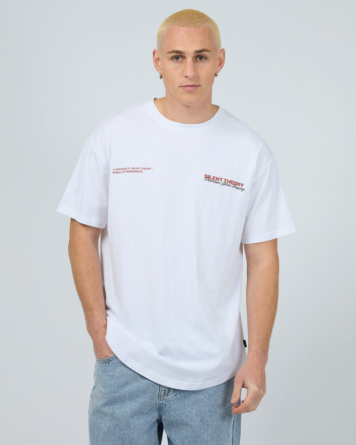 Initials Tee White