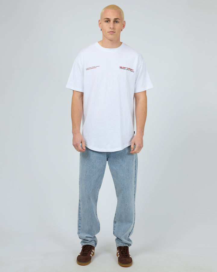 Initials Tee White