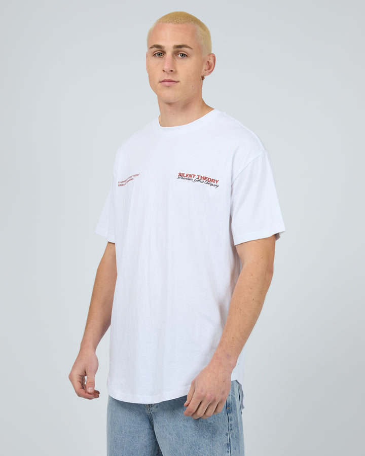 Initials Tee White