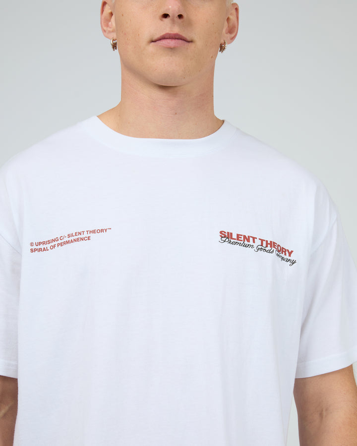 Initials Tee White