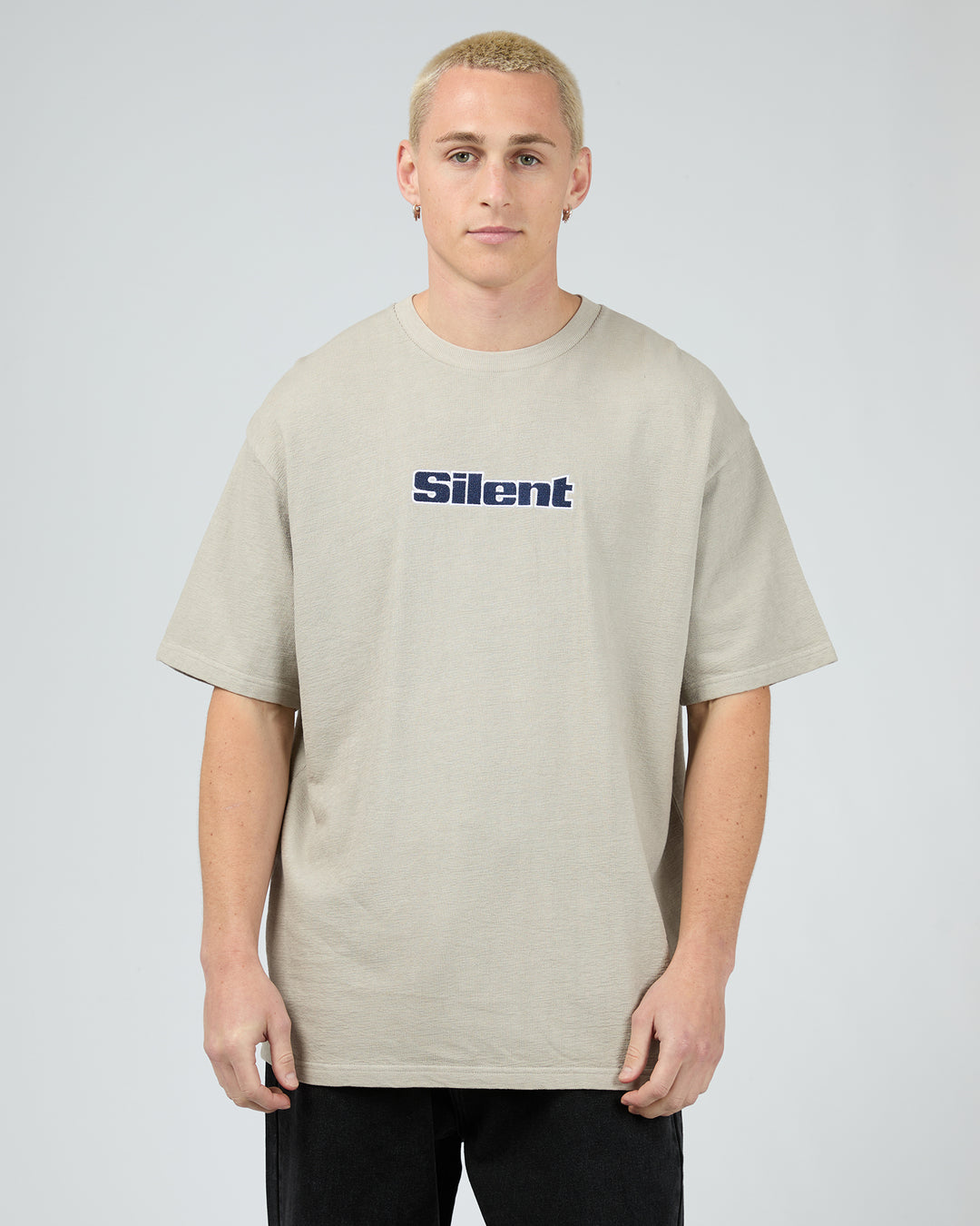 Silent Embro Tee Grey