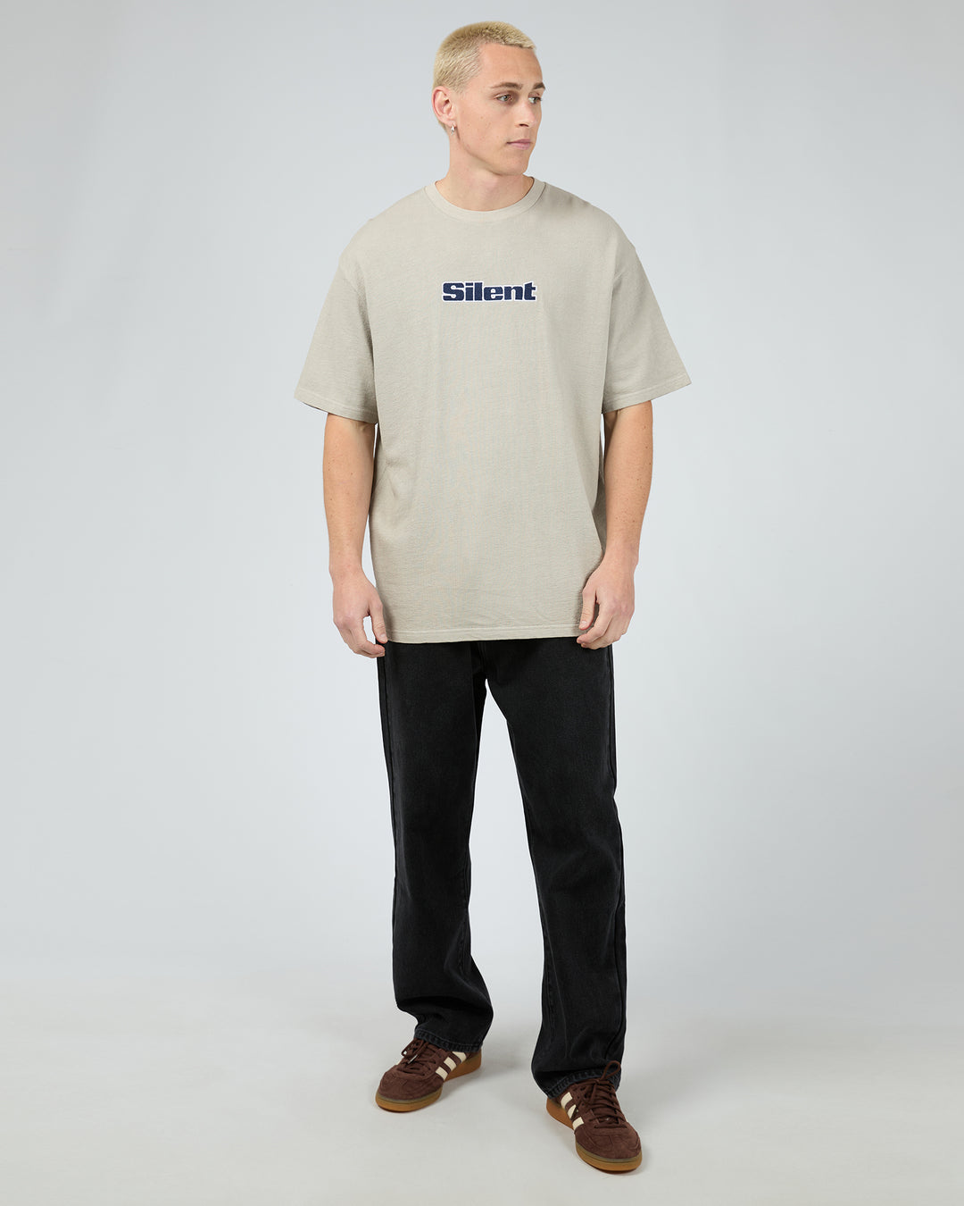 Silent Embro Tee Grey
