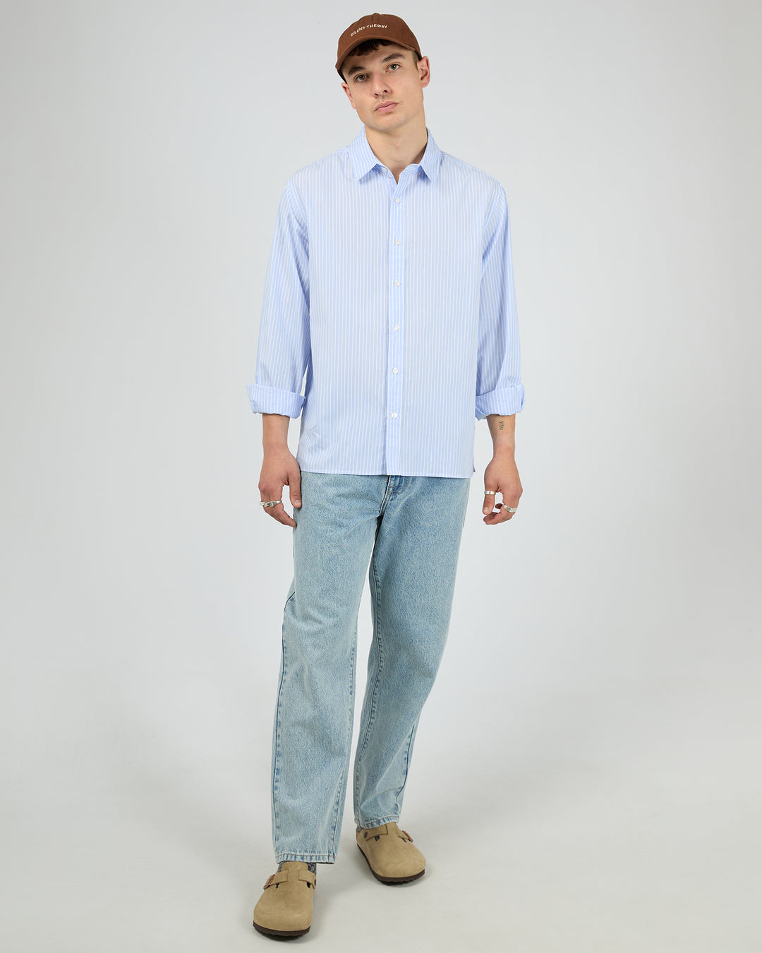 Evo Stripe Shirt Blue