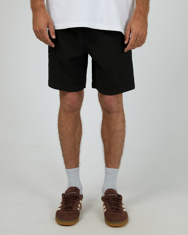 Patch Pocket Short Black