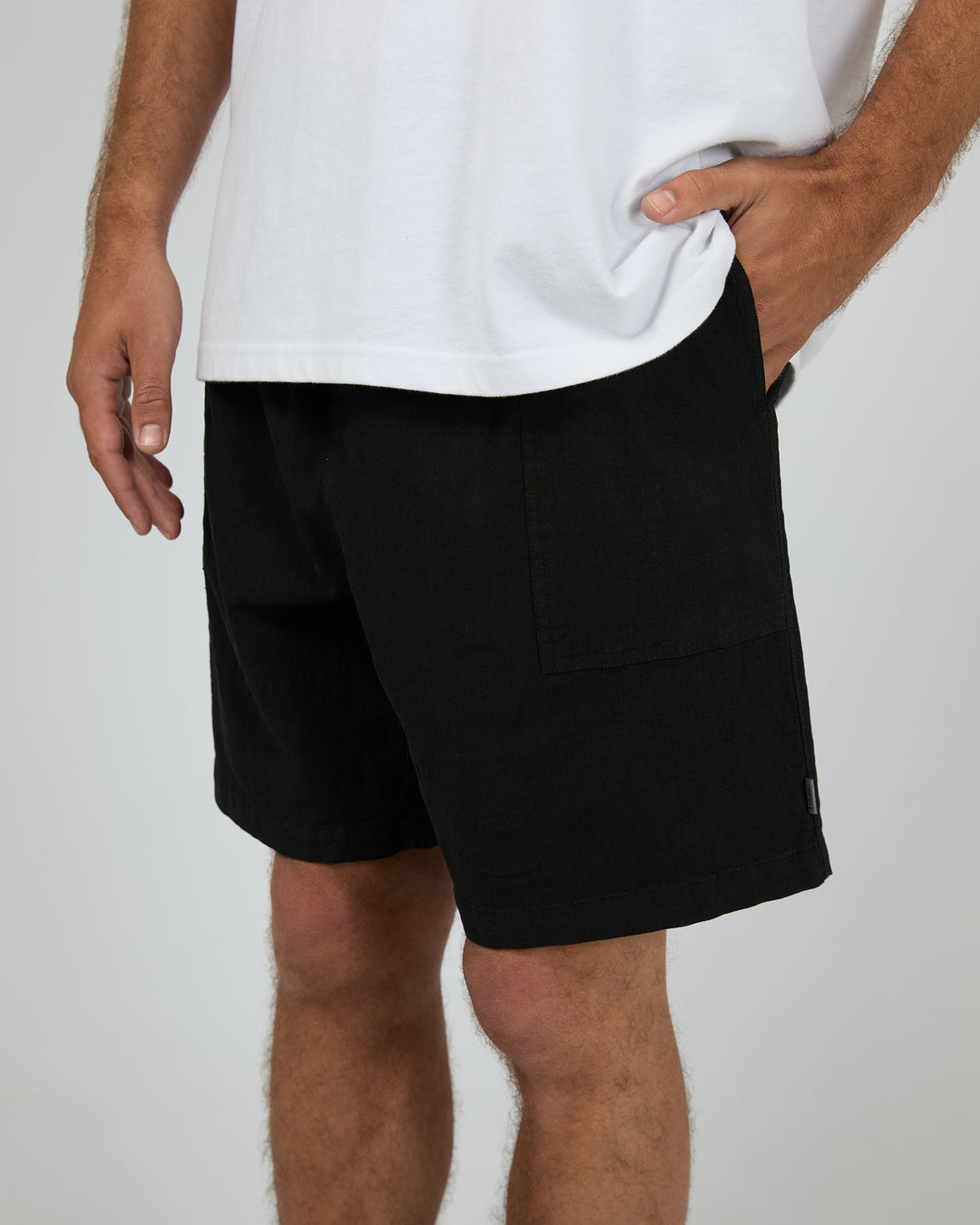 Patch Pocket Short Black