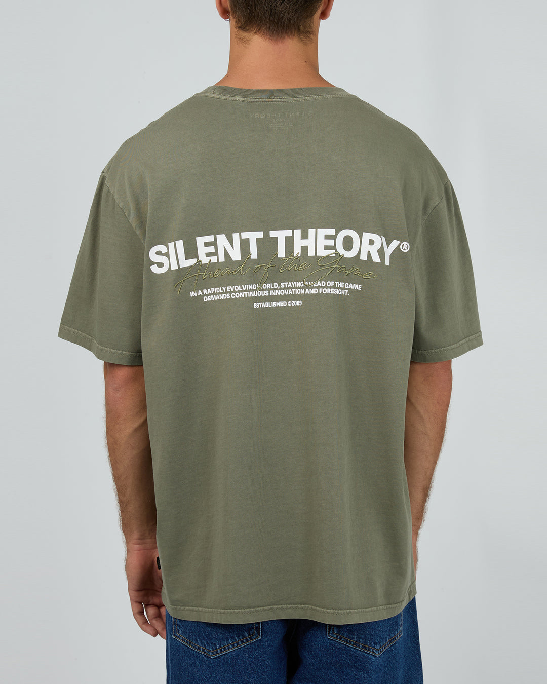 Stayin Ahead Tee Olive