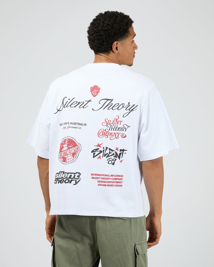 Influence Box Tee White
