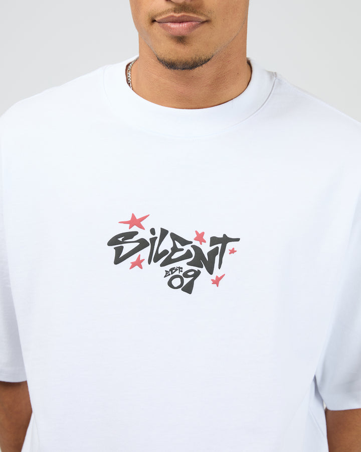 Influence Box Tee White
