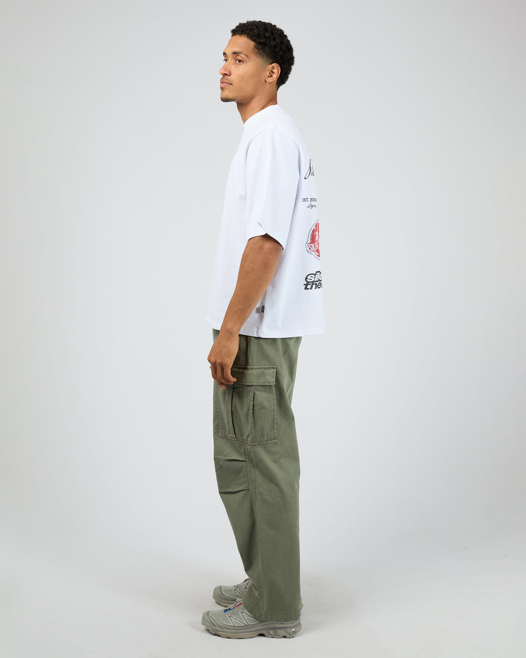 Influence Box Tee White
