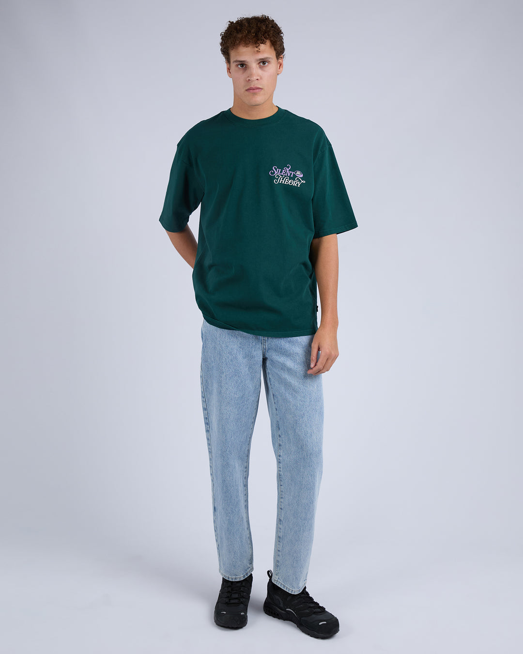 League Box Tee Pine