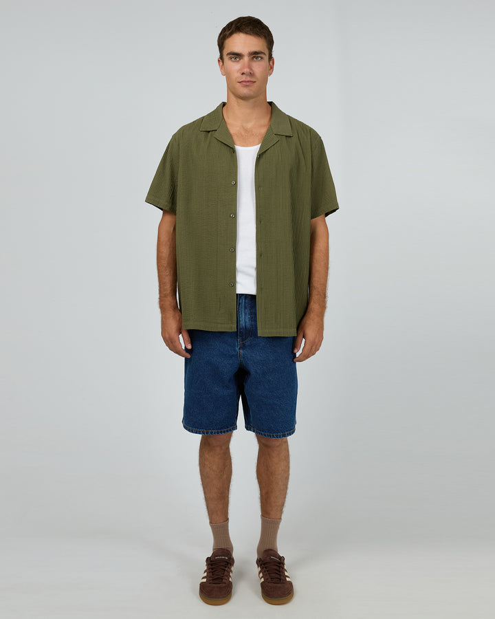 Conquor Short Sleeve Shirt Olive