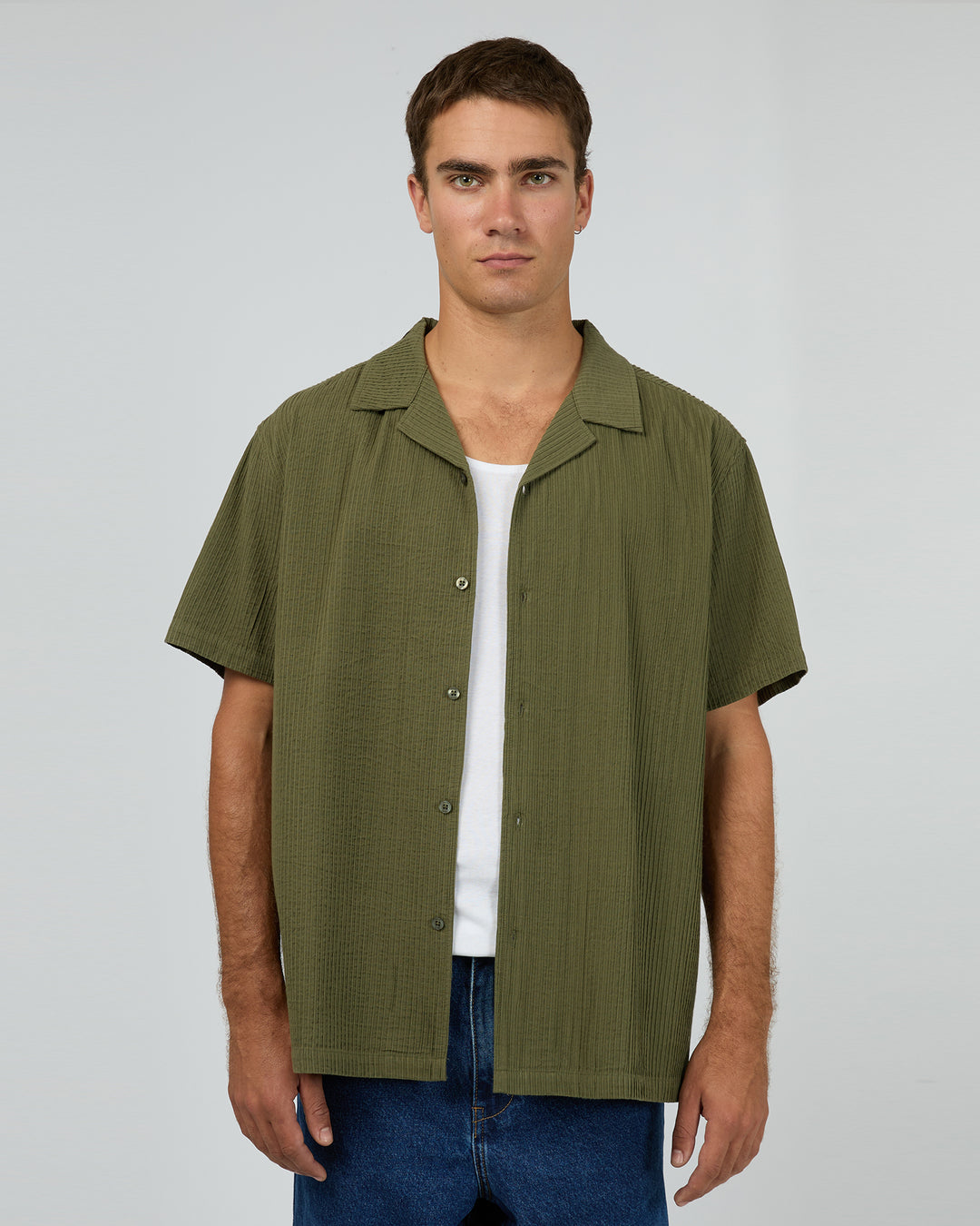 Conquor Short Sleeve Shirt Olive