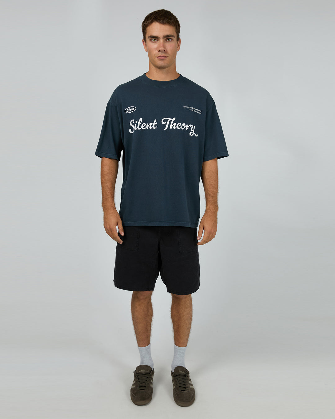 Authentic Box Tee Navy