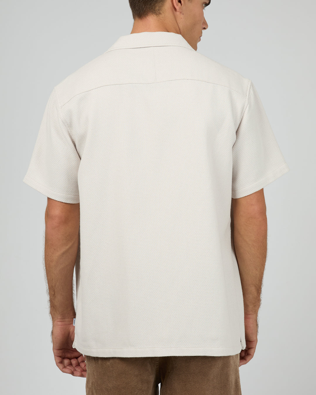 Vacay Textured Short Sleeve Shirt Natural