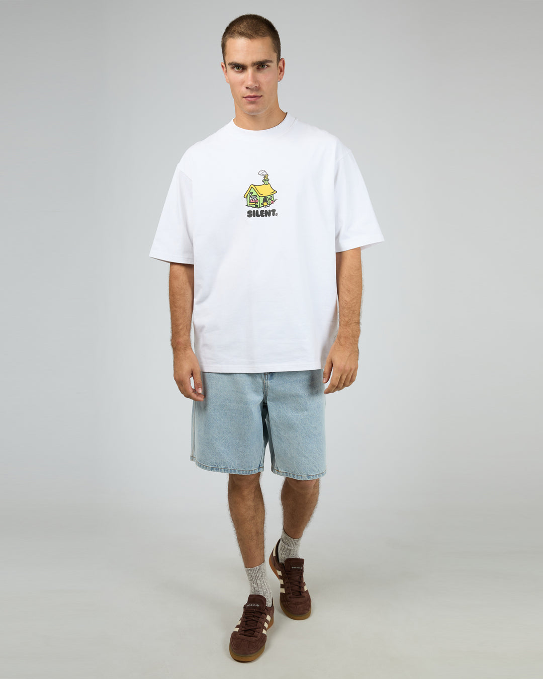 Cottage Box Tee White