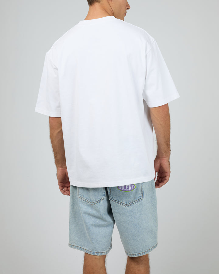 Cottage Box Tee White